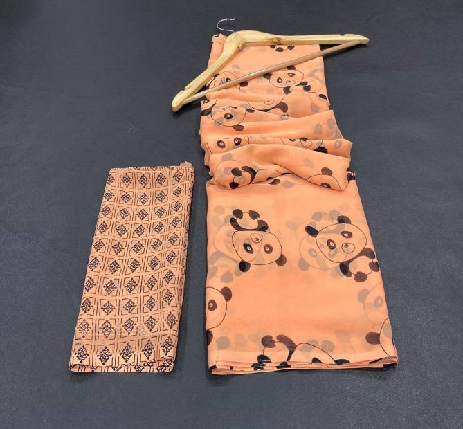 Mihira 38 Regular Wear Printed Chiffon Latest  Saree Collection